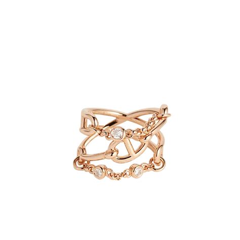 Chaine d'ancre Chaos ring, medium model 